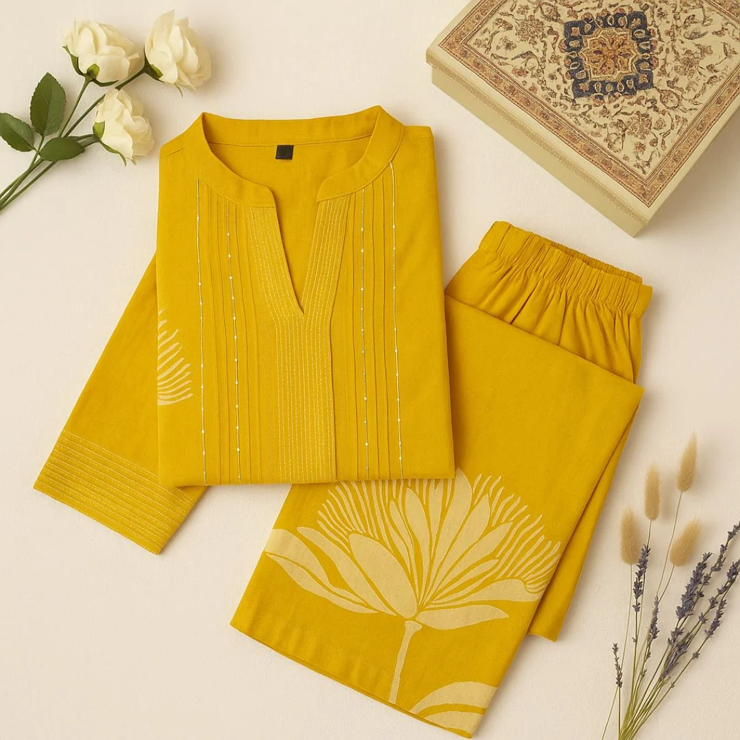 Cotton Co-ord Set – Soft & Stylish Everyday Elegance - Image 6