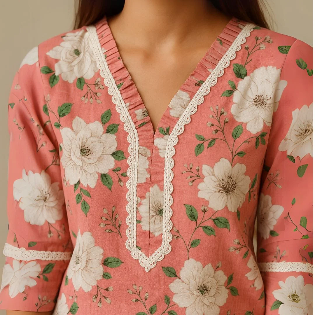 Elegant Summer Blossom Cord-Set - Image 3