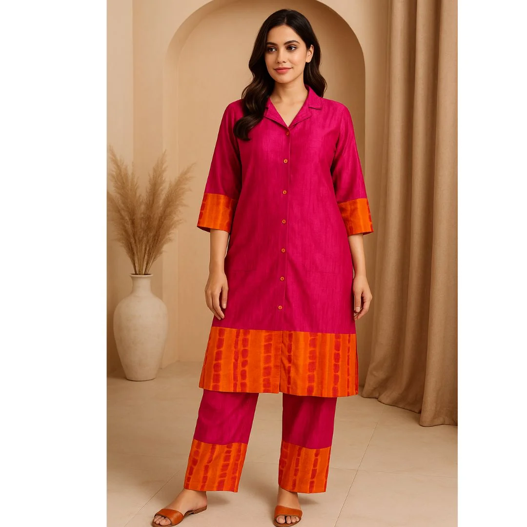 Soft Cotton Co-Ord Set – Premium Two-Piece Loungewear