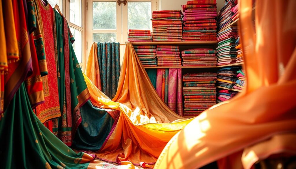 ethnic wear fabric selection