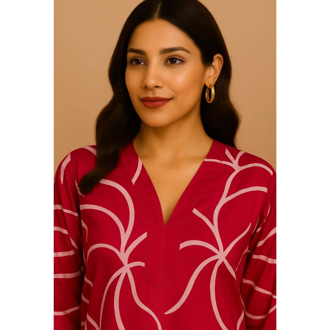 Summer Cotton Comfort kurti set - Image 4